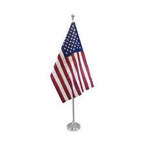 Floor Flag Pole - Chrome
