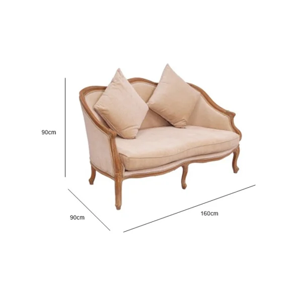 French Bro Two Seater Sofa