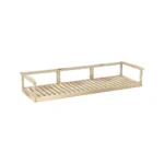 Ground Bench with Back