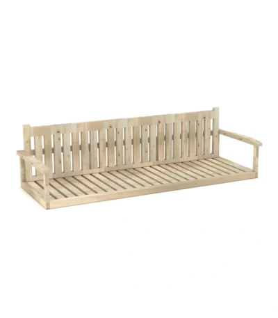 Ground Bench with Back