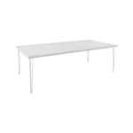 Hairpin Rectangle Dining Table Medium – Brown
