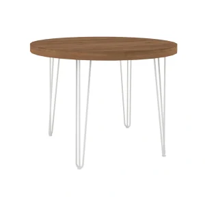 Hairpin Round Coffee Table - Brown