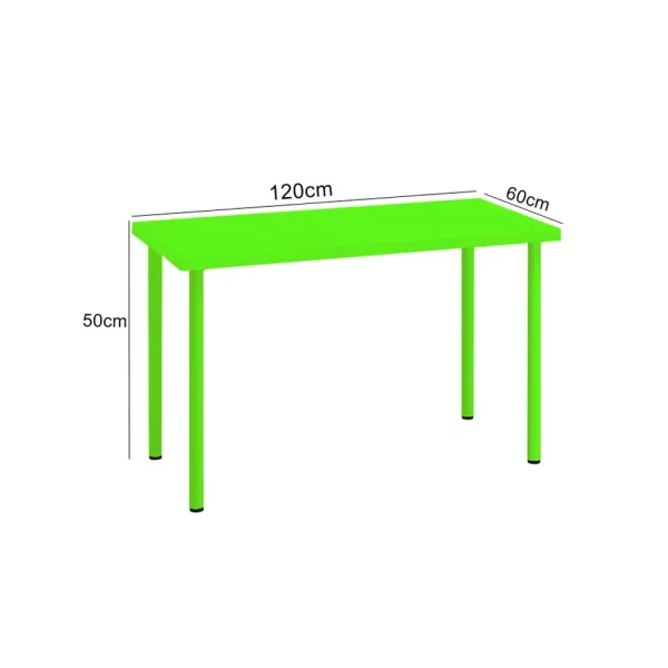 Kids Rectangular Table - Green