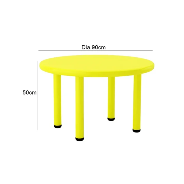 Kids Round Table - Yellow