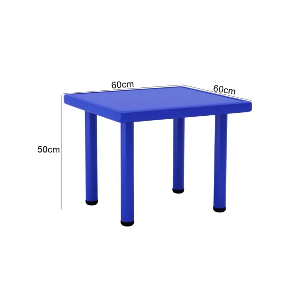 Kids Square Table - Blue