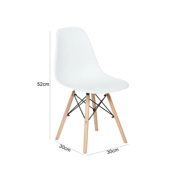 Kids Tulip Chair - White