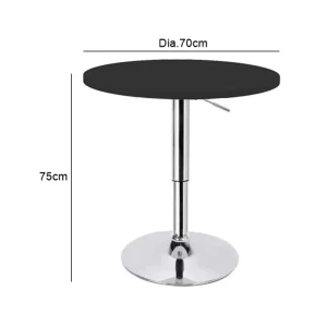 Lead Meeting Table Round - Black