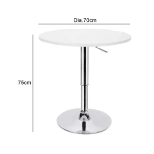 Lead Meeting Table Round - White