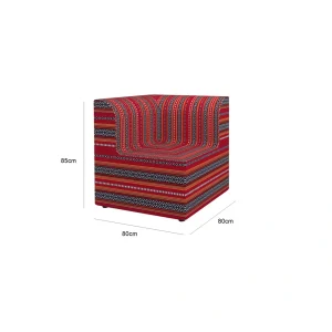 Maria Majlis Corner Sofa - Red