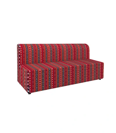Maria Majlis Three Seater Sofa – Red