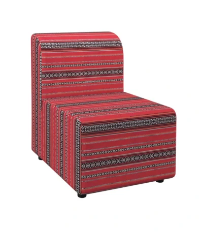 Maria Majlis One Seater Sofa – Red