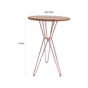 Marvel Cocktail Table - Rose Gold