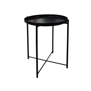 Metal Disk Coffee Table - Black