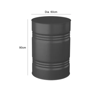 Metal Drum - Black