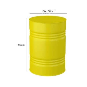 Metal Drum - Yellow