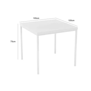 Millet Table Medium - White