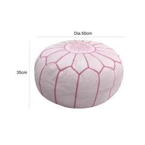 Moroccan Pouf - Pink