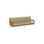 Mudeer Floor Bench – Beige