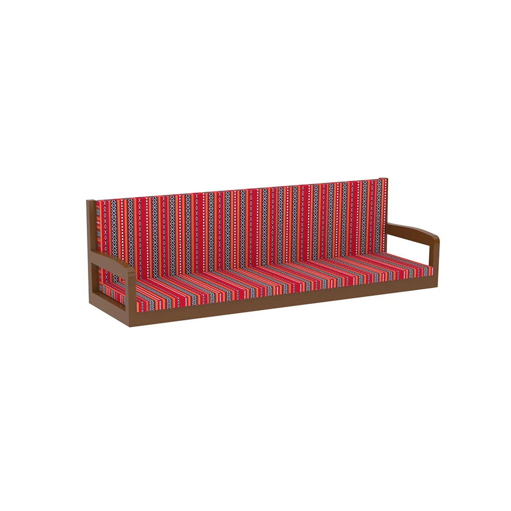 Mudeer Floor Bench – Majlis Red