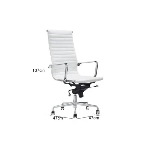 Romas Office Chair - White
