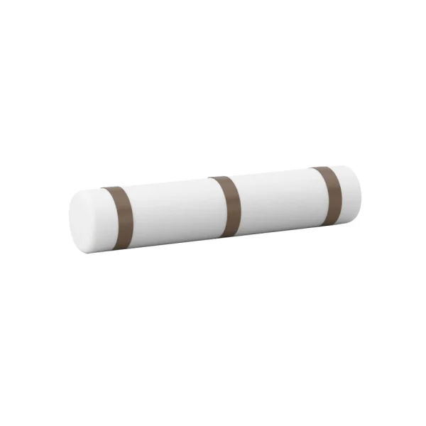 Round Bolster - White