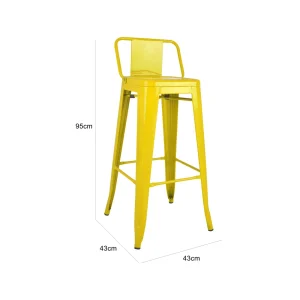 Rex Bar Chair - Yellow