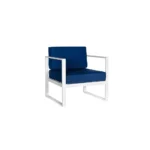 Troy Single Seater Sofa – Blue