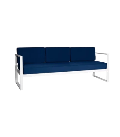 Troy Three Seater Sofa – Blue
