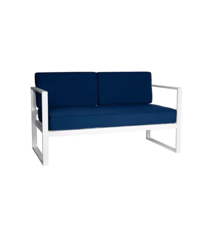 Troy Two Seater Sofa – Blue
