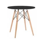 Tulip Meeting Table Round – Black