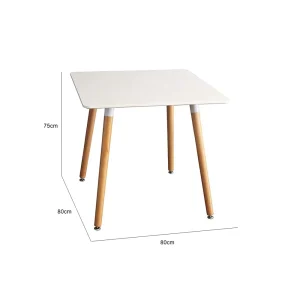 Tulip Meeting Table Square - White