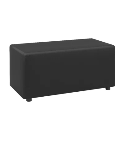 Ulfa Rectangle Ottoman – Black