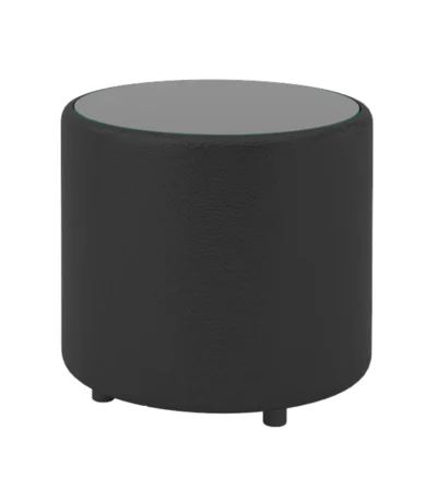 Ulfa Round Coffee Table – Black