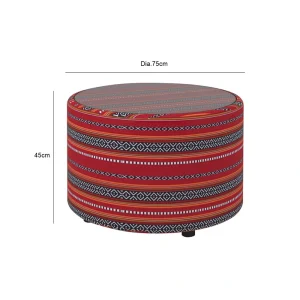 Ulfa Round Large Coffee Table - Majlis