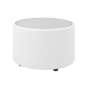 Ulfa Round Large Coffee Table - White