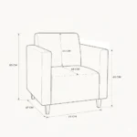 VIP One Seater Sofa – Black