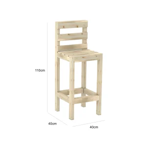 Woody Bar Chair
