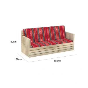 Woody Three Seater Sofa - Majlis