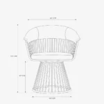 Array Wire Chair – Beige