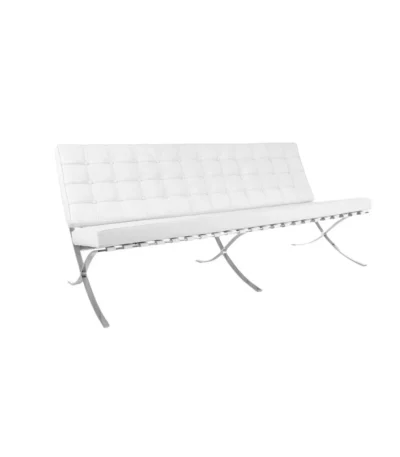 Barcelona Three Seater Sofa – White