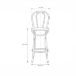 Bentwood Bar Chair