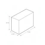 Boxy Side Box – White