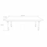 Majestic Dining Table – Gold