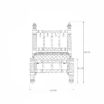 Mandap Chowki Low