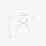 Tulip Coffee Table – Black