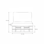 Woody Two Seater Sofa – Majlis