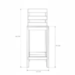 Woody Bar Chair