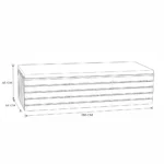 Crate Bench – Beige