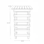 Crate Cocktail Table