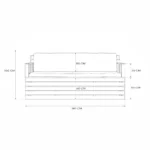 Woody Three Seater Sofa – Majlis